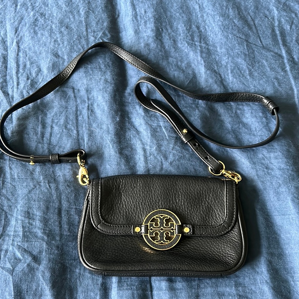 Tory Burch black small crossbody purse
